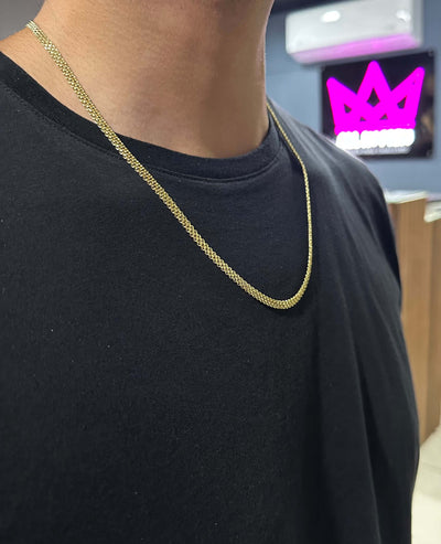 Cadena Bismark Dorada 4 mm All In Men Joyeria