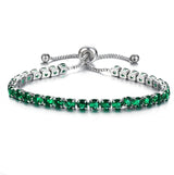 Luxury 4mm Cubic Zirconia Tennis Bracelets Iced Out Chain Crystal Wedding Bracelet For Women Men Gold Silver Color Bracelet
