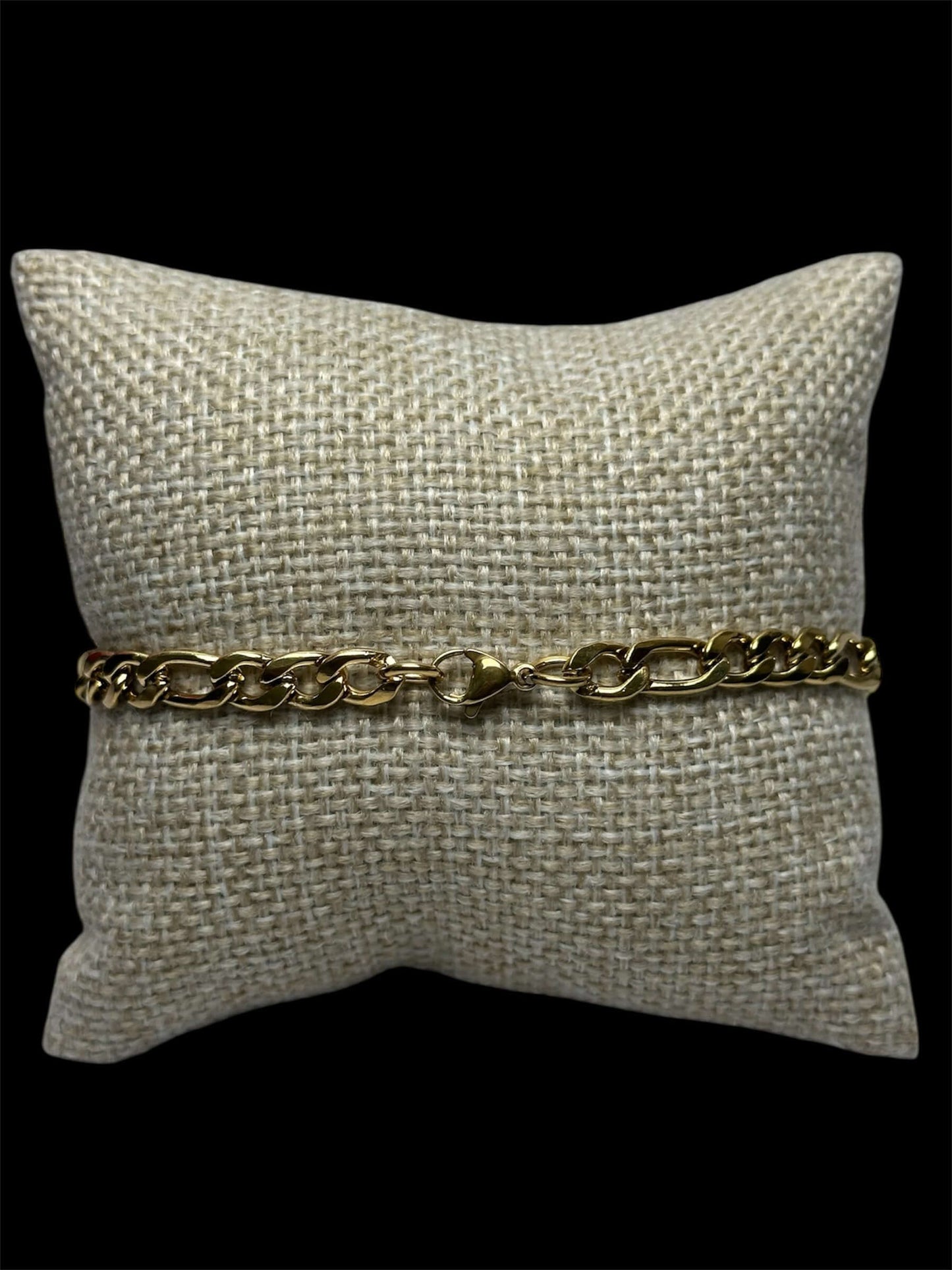 Set Dorado Tipo Crtr 6 mm All In Men Joyeria