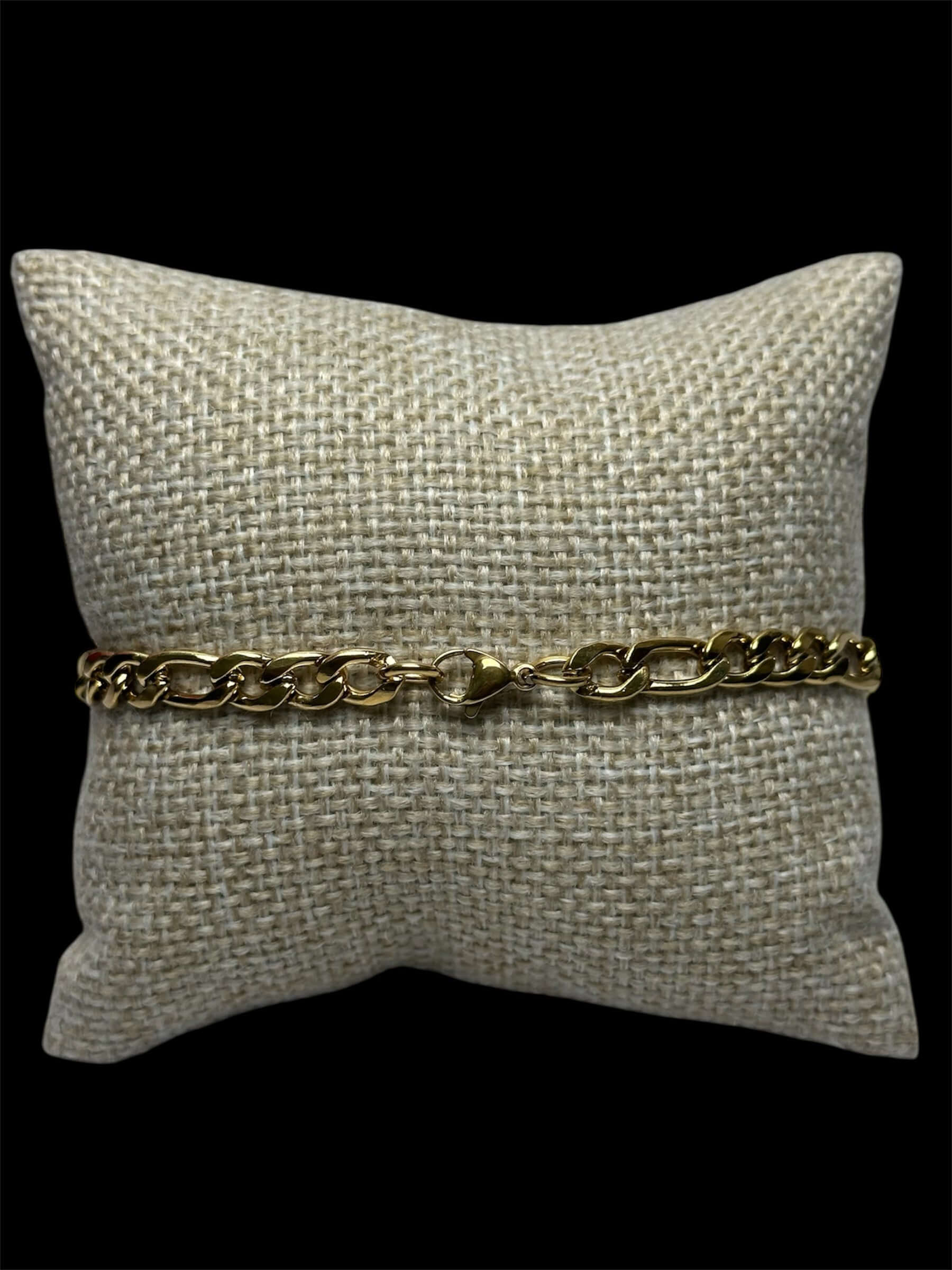 Set Dorado Tipo Crtr 6 mm All In Men Joyeria