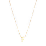 26 letter pendant necklace collarbone chain