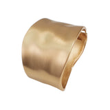 Summer New Popular Simple Exaggerated Wide-Brimmed Bracelet Minimalist Spring Buckle Bracelet