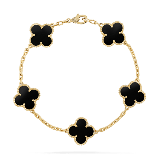 Brazalete Alhambra Gold Ònyx