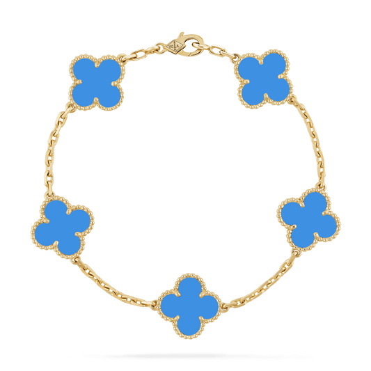 Brazalete Alhambra Àgata Azul