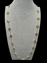 Cadena de acero inoxidable Treboles VC 20 Estilo Van Cleef, diseño elegante y llamativo, ideal para cualquier ocasión.