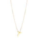 26 letter pendant necklace collarbone chain