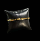 Pulsera Dorada Barra Delgada All In Men Joyeria