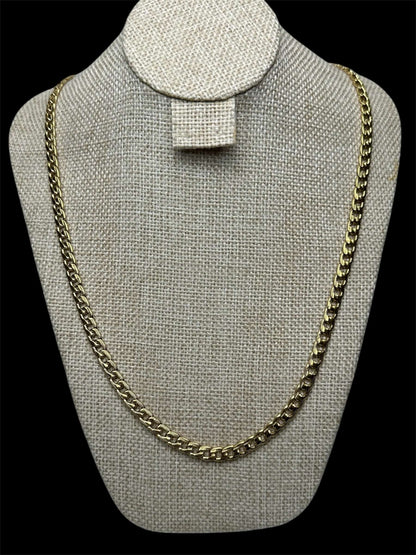 Set Cubano Plano 5 mm Acero Inoxidable All In Men Joyeria