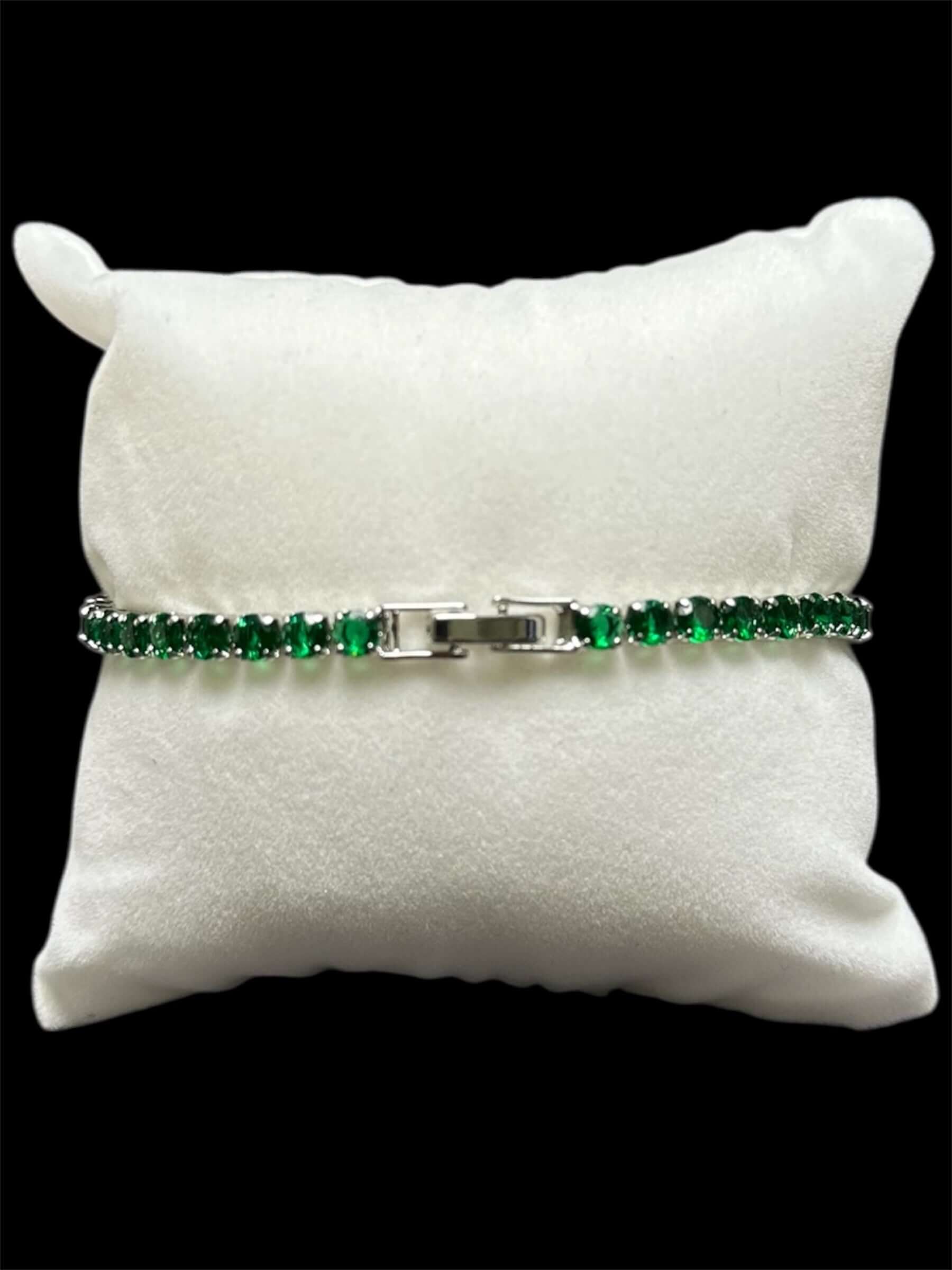 Pulsera Tenis 3 mm Verde All In Men Joyeria