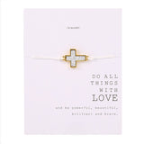 Fashion Handmade Braided Rope Bracelet Never Fade Gold Color Charm Bracelet for Women Adjustable Rope Resin Charm Jewelry