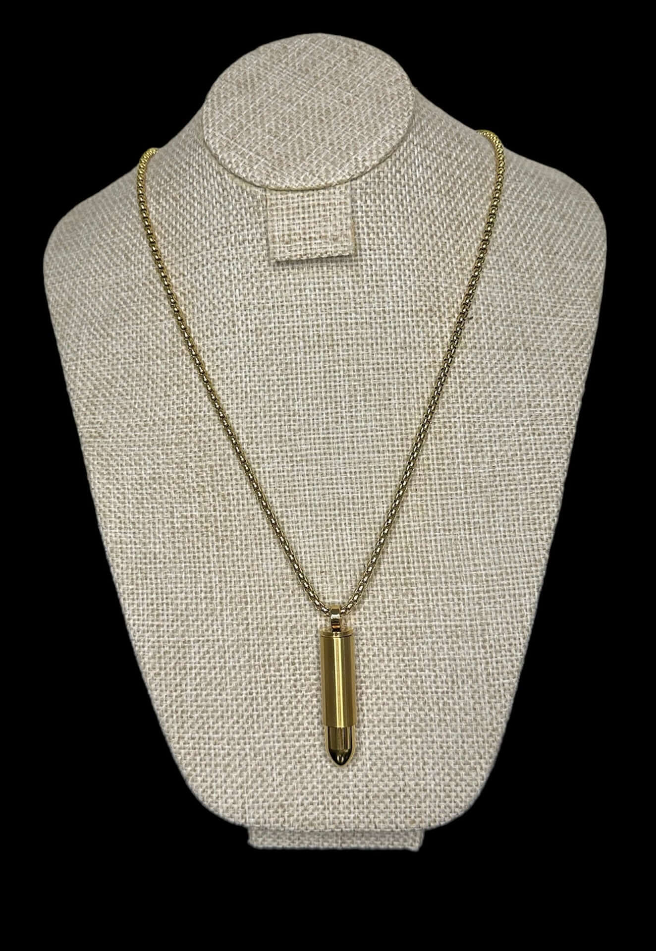 Cadena Bala Acero Inoxidable All In Men Joyeria