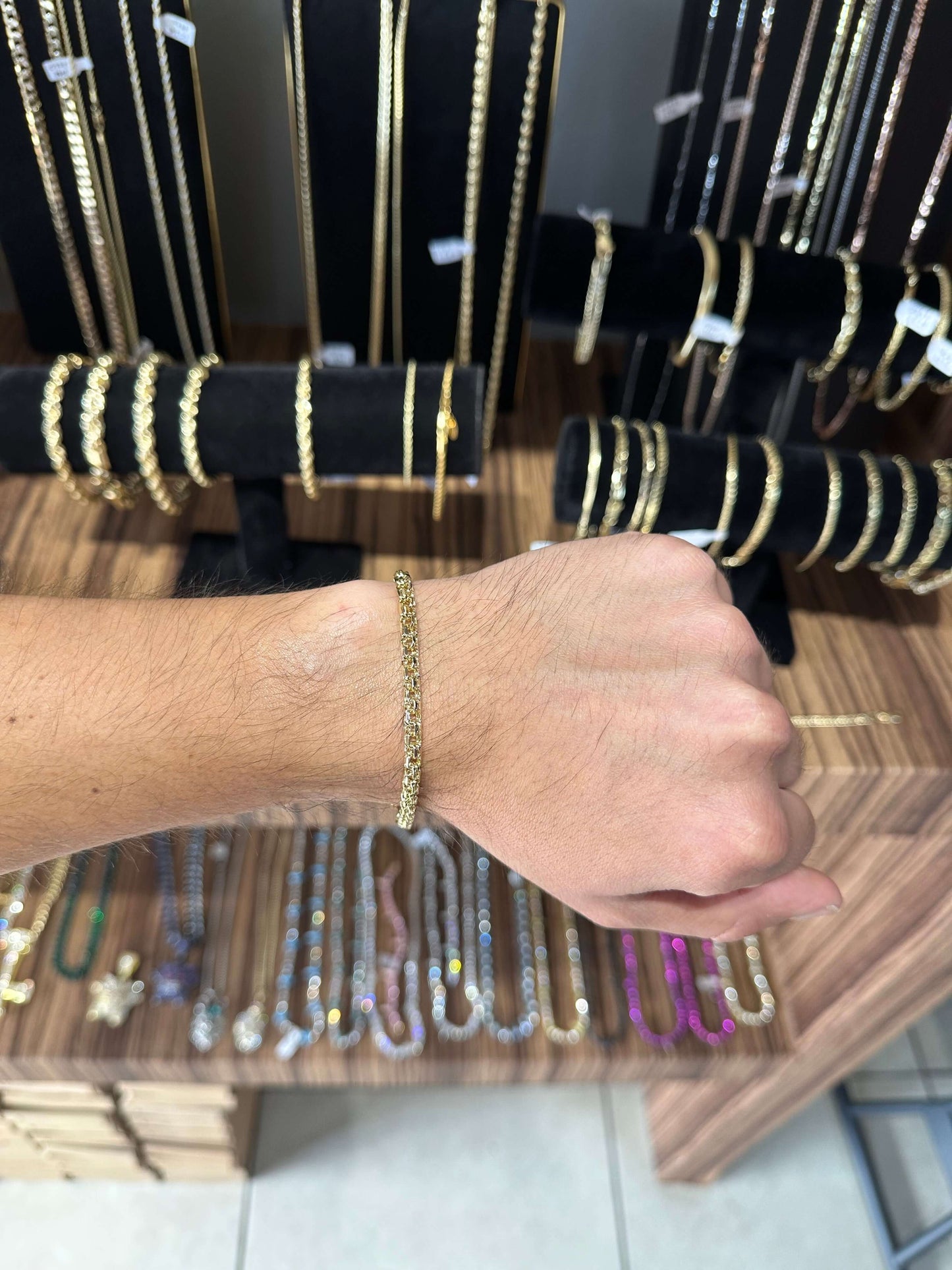 Pulsera Tejido Chino 4 mm All In Men Joyeria