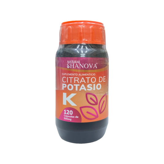 CAP CITRATO DE POTASIO K C/120 SHANOVA NatuZem