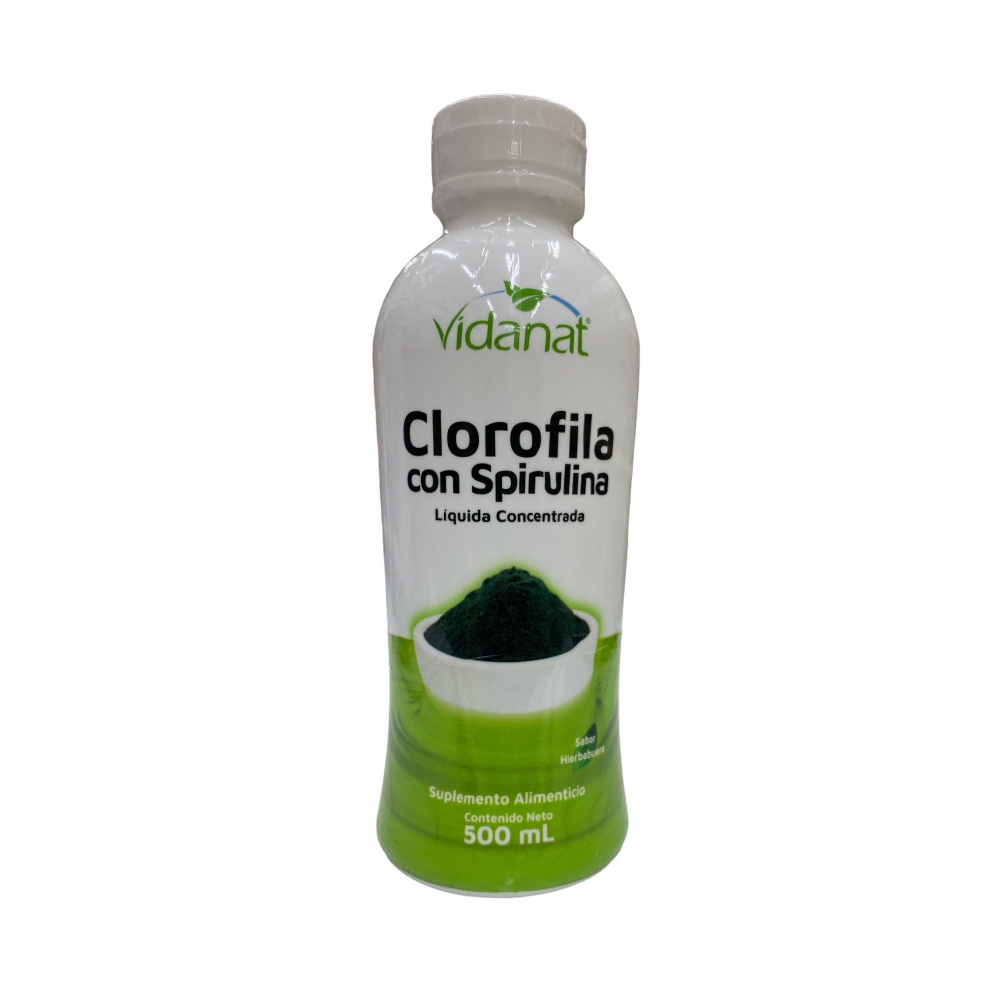 CLOROFILA CON SPIRULINA C/ 500 ML VIDANAT NatuZem