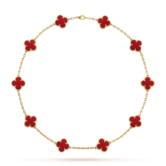Collar Alhambra 10/20 motif Ágata Roja