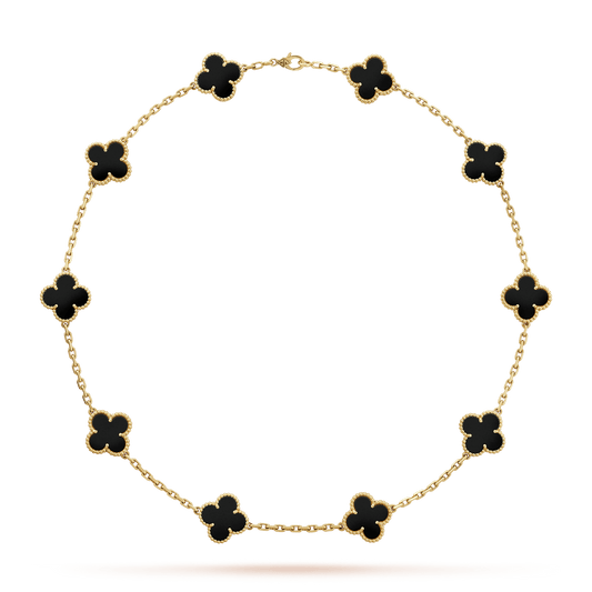Collar Alhambra 10/20 motif Black