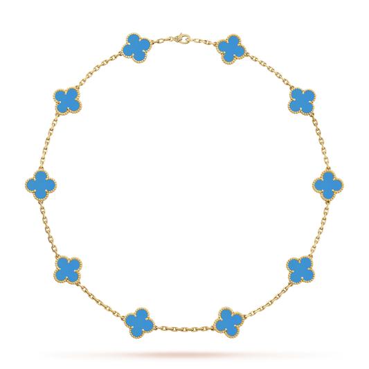 Collar Alhambra 10/20 motif Blue