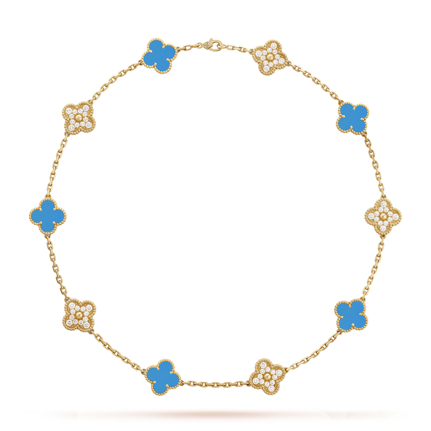 Collar Alhambra 10/20 motif Blue PALESSI