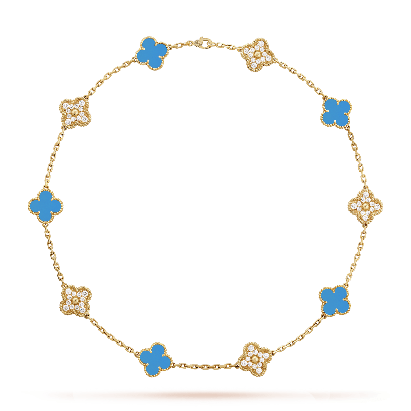 Collar Alhambra 10/20 motif Blue PALESSI