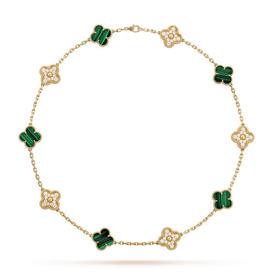 Collar Alhambra 10/20 motif Green