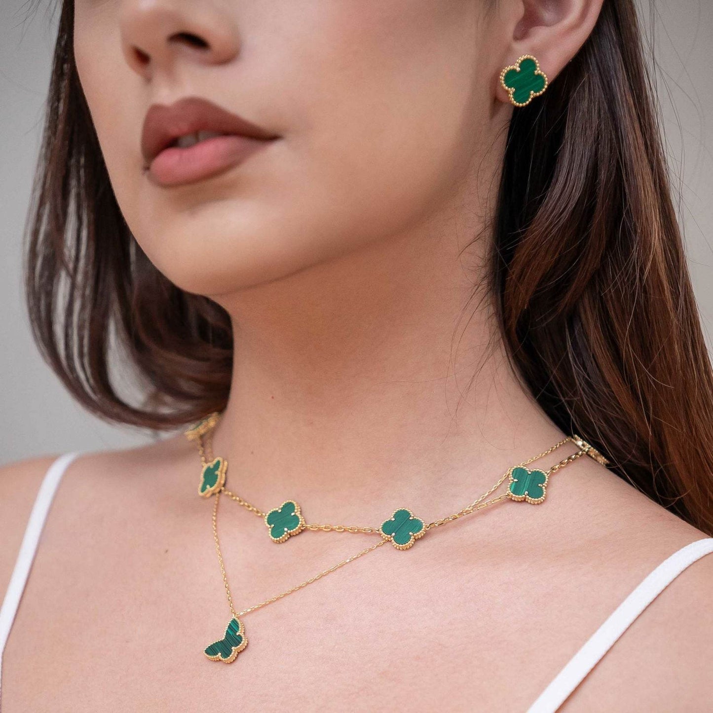 Collar Alhambra 10/20 motif Green