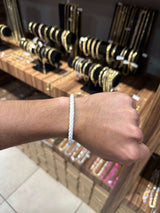 Pulsera Blanca Cuero All In Men Joyeria