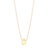 26 letter pendant necklace collarbone chain
