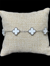 Pulsera VC Blanca Plata Acero Inoxidable All In Men Joyeria