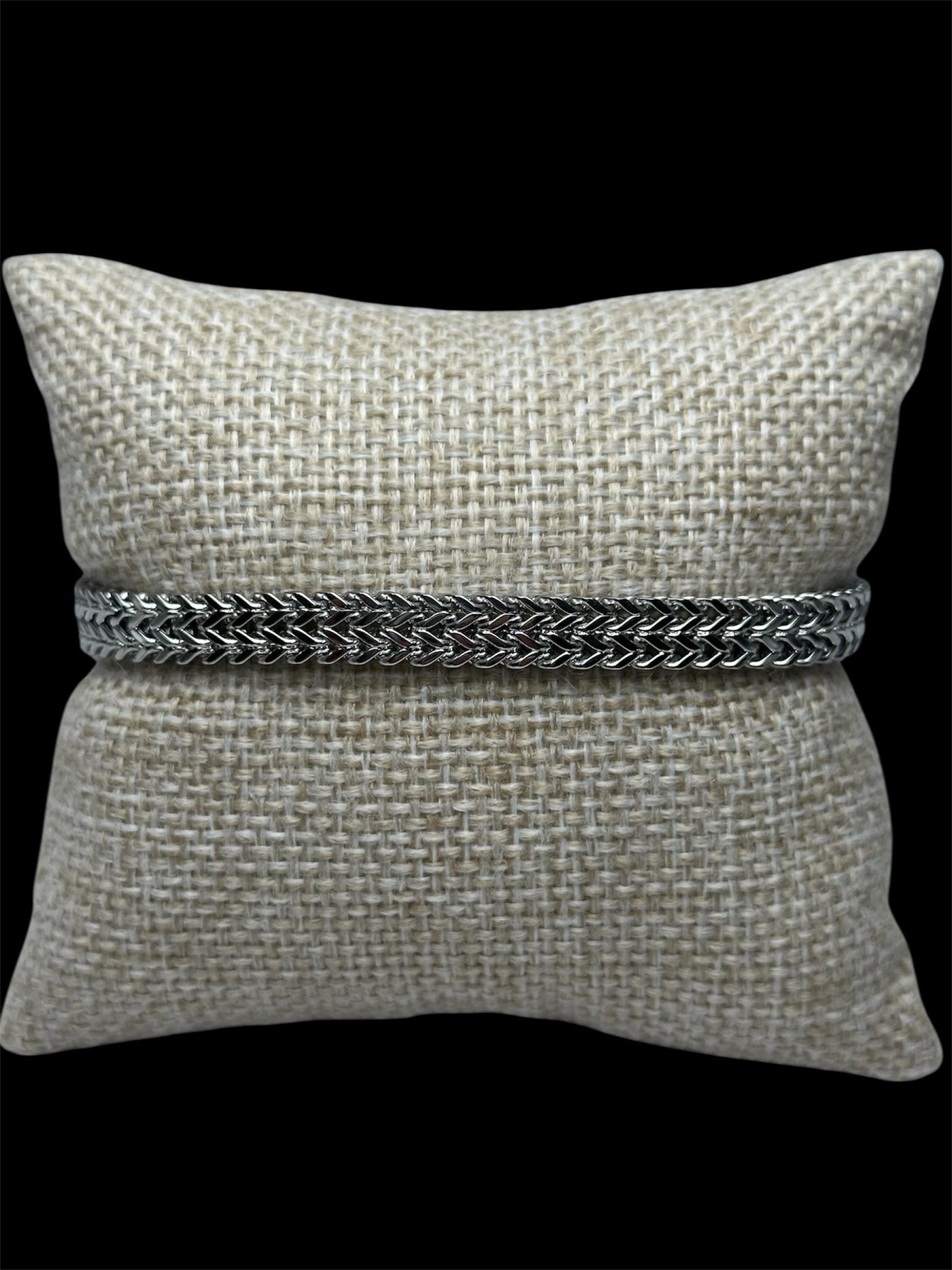 Pulsera 7 mm Acero Inoxidable Plata All In Men Joyeria