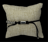 Pulsera Perlas Plata Cruz Acero Inoxidable All In Men Joyeria
