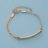 Unique Fashionable Kids' Gift  Style Stainless Steel Engravable Children's Bracelet