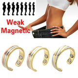 Pure Copper Ring Magnetic Health Ring Rose Mixed Color Creative Jewelry Open Ring