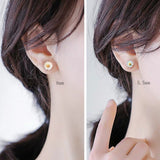 S925 Sterling Silver Daisy Stud Earrings for Women