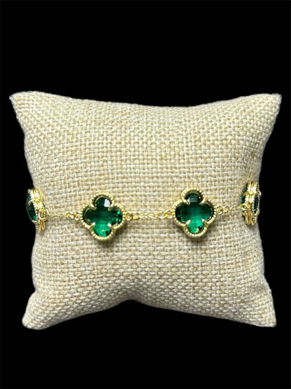 Pulsera VC Oro Laminado Verde All In Men Joyeria