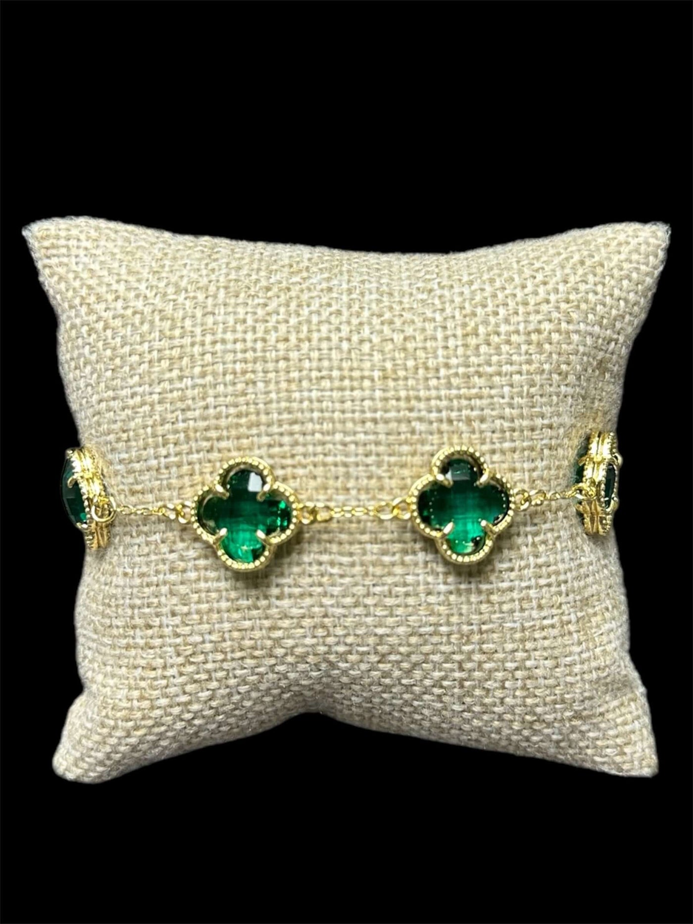 Pulsera VC Oro Laminado Verde All In Men Joyeria