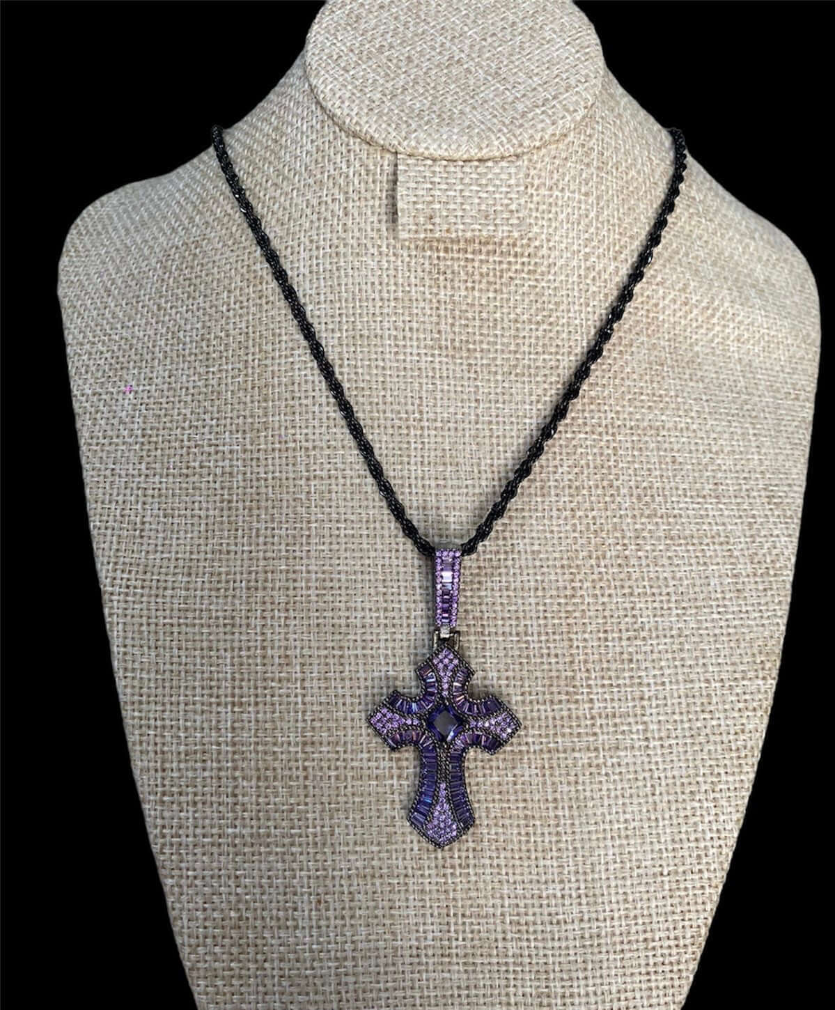 Cadena Cruz Zirconias Punto All In Men Joyeria