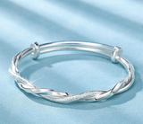 Mobius Ring Bracelet Women Jewelry Fashion Solid Push Pull Couple Bracelet Youth Bracelet Birthday Gift