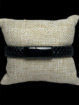 Pulsera Cuero X Dorada All In Men Joyeria