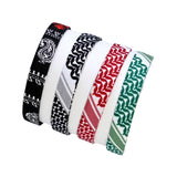 Arabic Headscarf Same Color Multi Color Ethnic Style Bracelet Original Handmade Weaving Fabric Bracelet