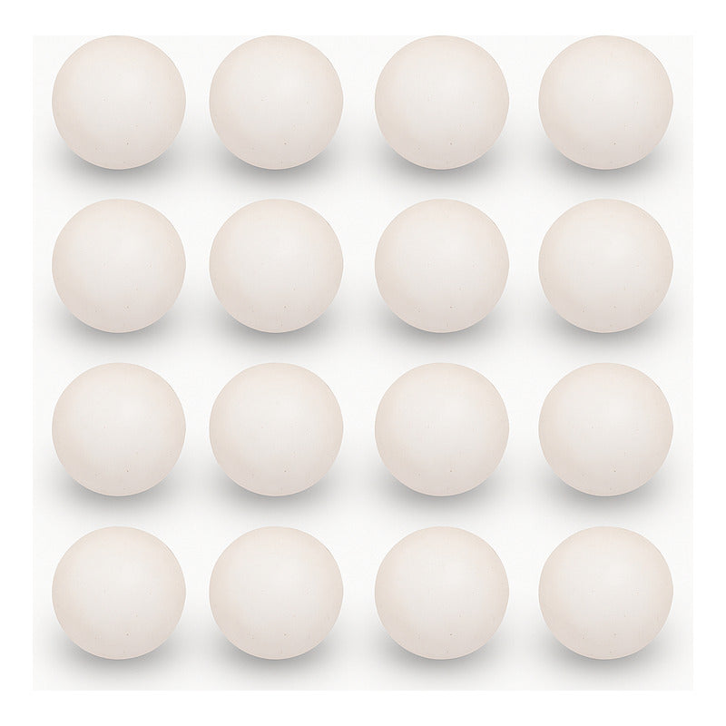 20 Pelotas de Futbolito Blancas