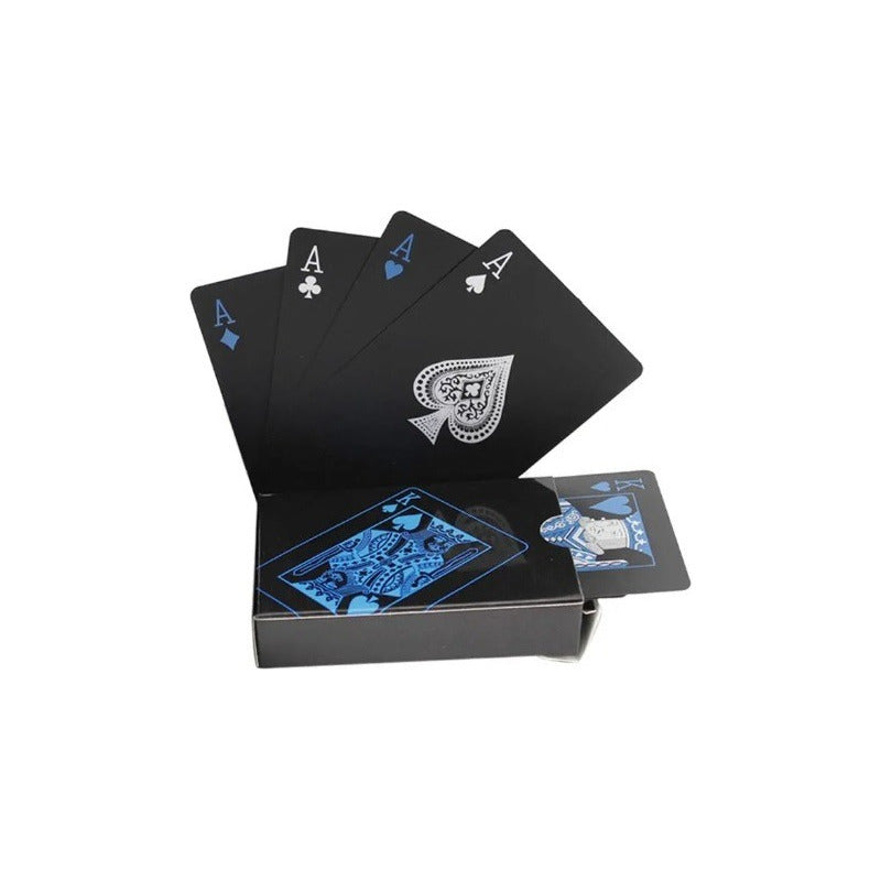 Baraja de Poker Negra Diversiones Bago