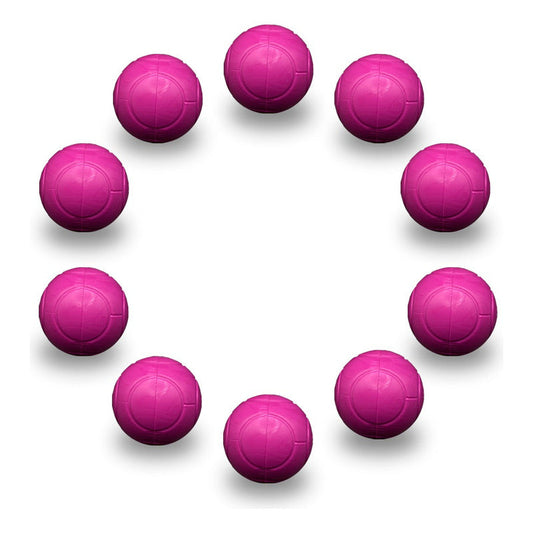 10 Pelotas de Futbolito Balón Rosa