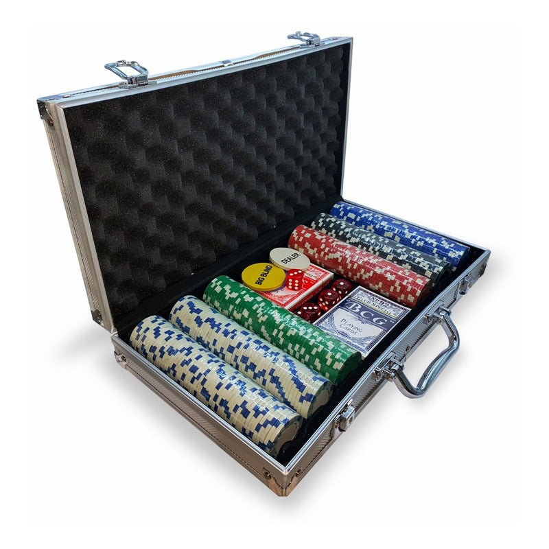 Maletin de 300 Fichas de Poker Diversiones Bago