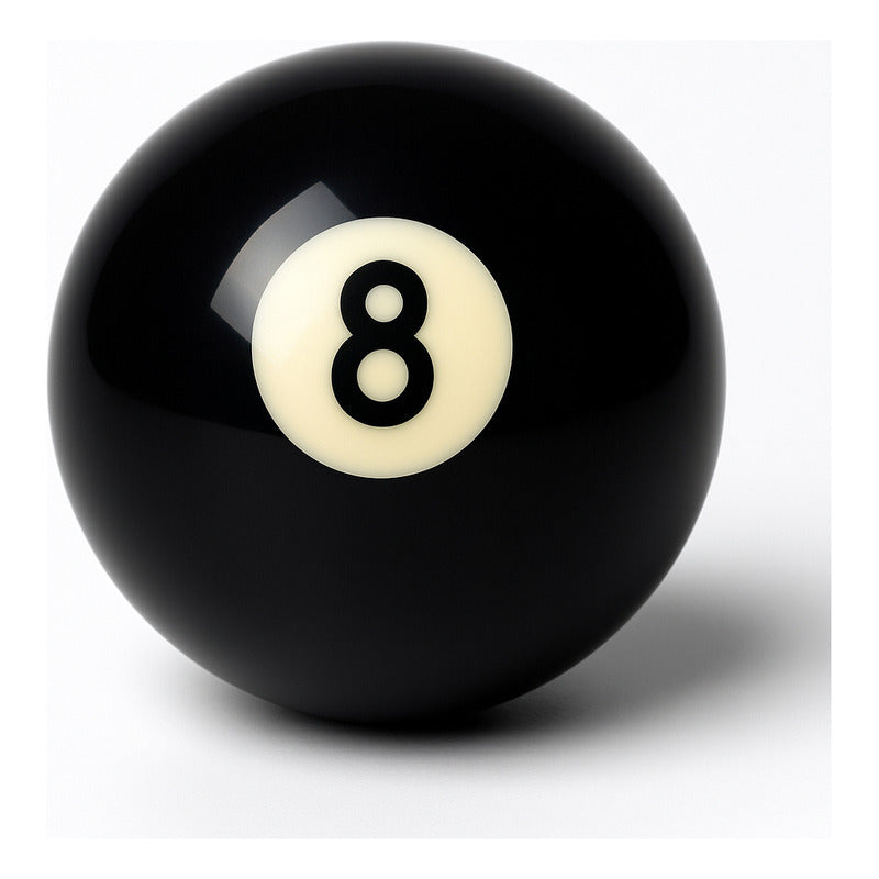 Bola 8 de Billar Negra Diversiones Bago