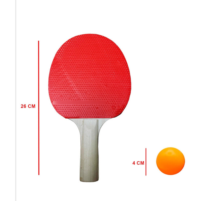 Raquetas de Ping Pong con 3 Pelotas Diversiones Bago