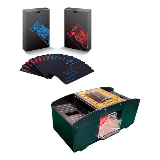 Set de 2 Barajas + Barajador Automático