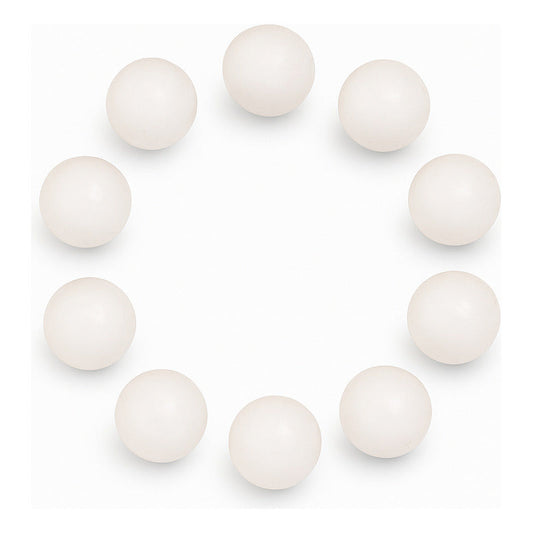 10 Pelotas de Futbolito Blancas