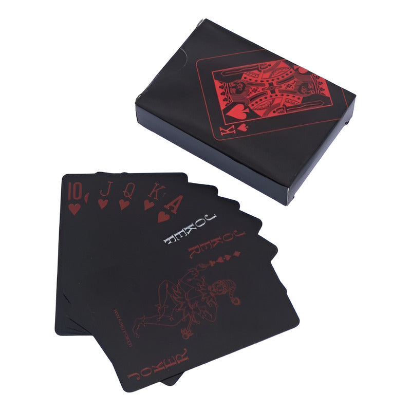 Baraja de Poker Negra Diversiones Bago