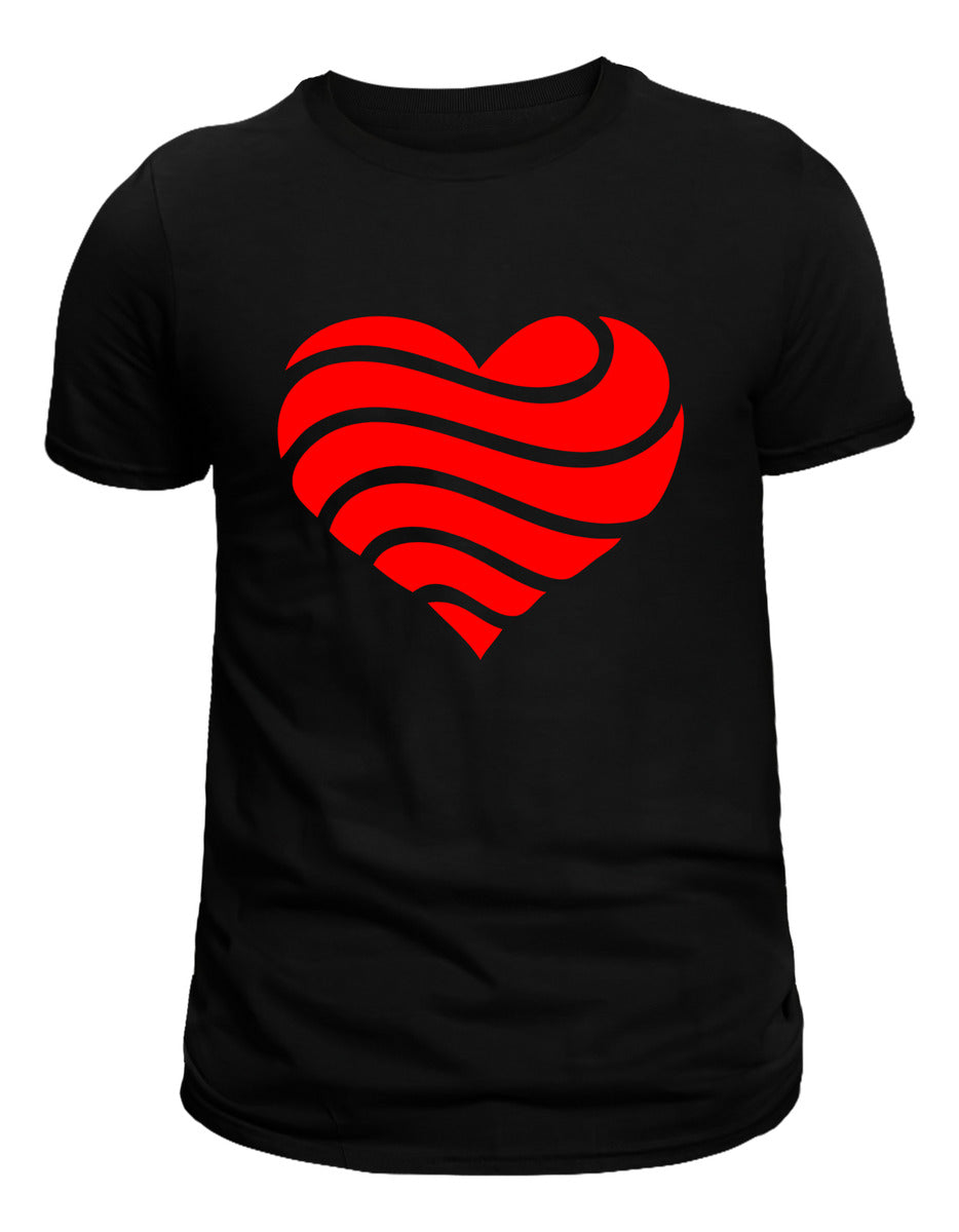 Playera Mujer – Corazón Ondulado | Diseño Artístico de Amor | Minimalismo Urbano Ajolotástico