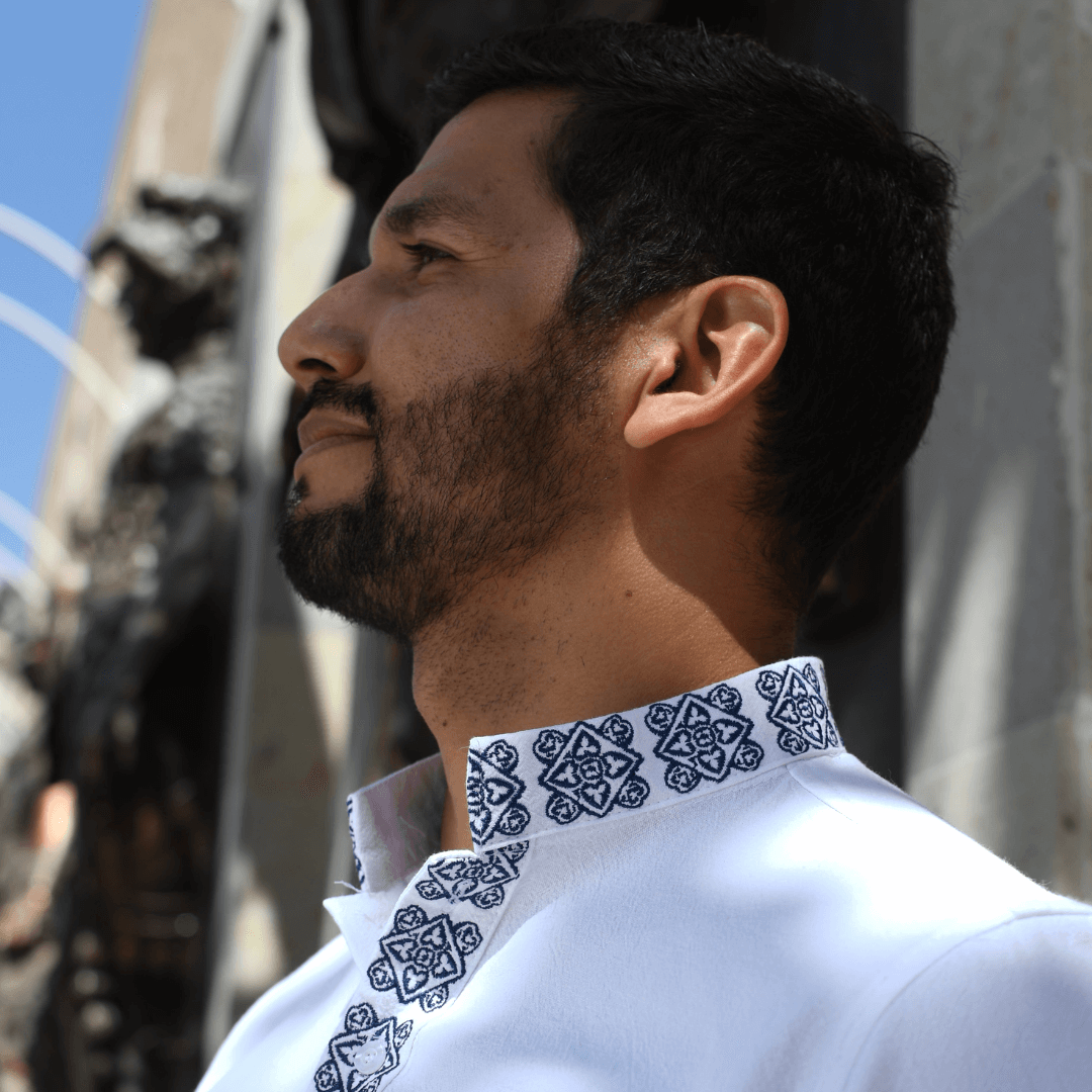 Camisa Guayabera Talavera Rustica LeMaan Tienda de Moda Artesanal